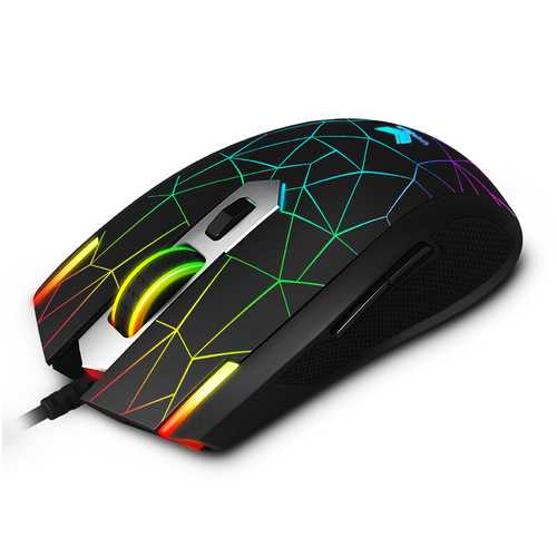 Rapoo V26S 7000DPI USB Wired RGB Backlit Optical Gaming Mouse