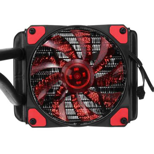 Liquid CPU Cooler Water Cooling System Radiator Single Fan For INTER AMD