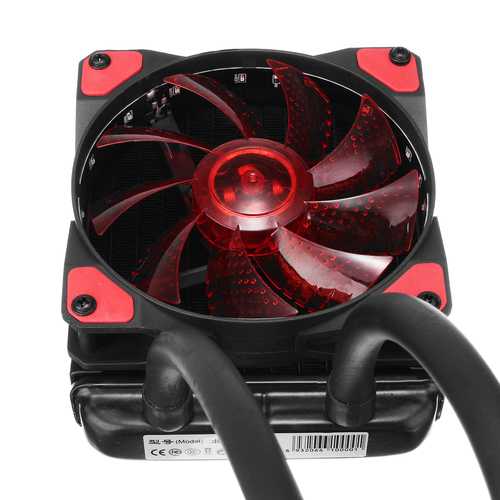 Liquid CPU Cooler Water Cooling System Radiator Single Fan For INTER AMD