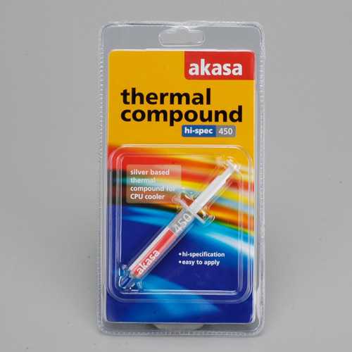 Akasa AK-450-5G Silver Based Thermal Compound Silicone for CPU Cooler Thermal Grease