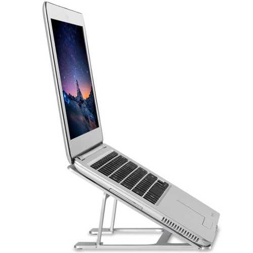 Adjustable Laptop Desk Aluminum Stand Holder For Tablet Notebook Within 17 inch