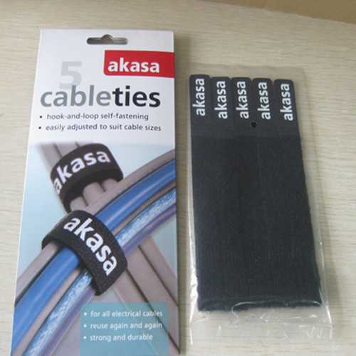 Akasa AK-TK-02 Nylon Pasting Binding Cable Organizer Tidy Kit Managing Electrical Cables