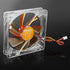 Akasa AK-183-L2B 120 x 120 x 25mm 3Pin Amber Cooling Fans Twin Ball Bearing for PC