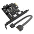 Orico PVU3-2O2I-V1 2-Port USB3.0 PCI-E Expansion Card