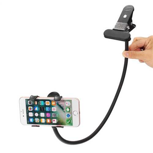 360° Auto Adjustable Clip On Holder Stand For Tablet Cell Phone