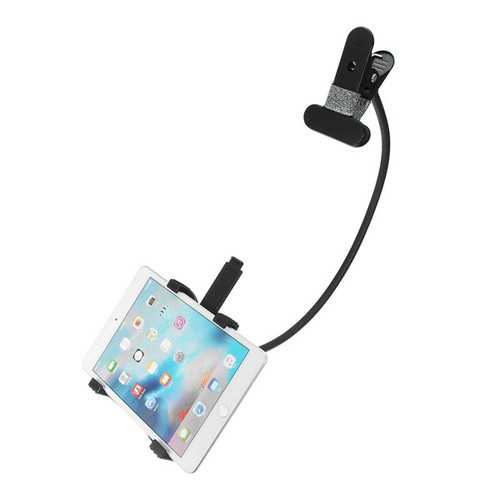 360° Auto Adjustable Clip On Holder Stand For Tablet Cell Phone