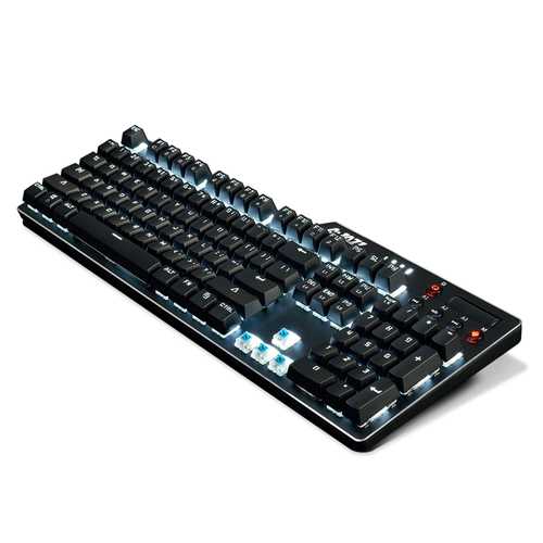 AJazz AK35i Assassin Ⅱ 104 Keys NKRO Wired White Backlit Mechanical Gaming Keyboard