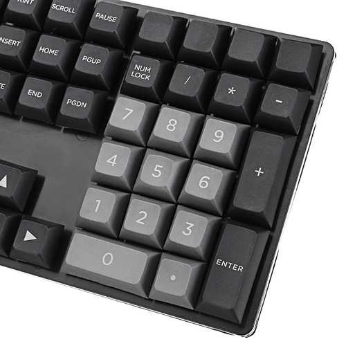 Dolch Color 104 Keys DSA Profile PBT Big Legend Printed Keycaps Key Caps for Mechanical Keyboard