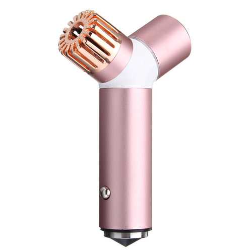 2 in1 DC12-24V Dual USB Car Charger Fresh Air Ionic Purifier Oxygen Bar Ozone Ionizer for iPhone 8