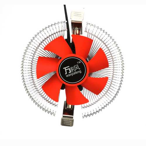 Mute 3 Pin CPU Cooling Fan Cooler Heatsink For Inter LGA 775/ 115X AMD 754/ 939/ 940 AM2/ AM2+/ AM3