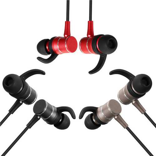 K15 APTX Wireless Bluetooth V4.1 Magnetic Earphone Metal Sports Headphone Earbud For Tablet