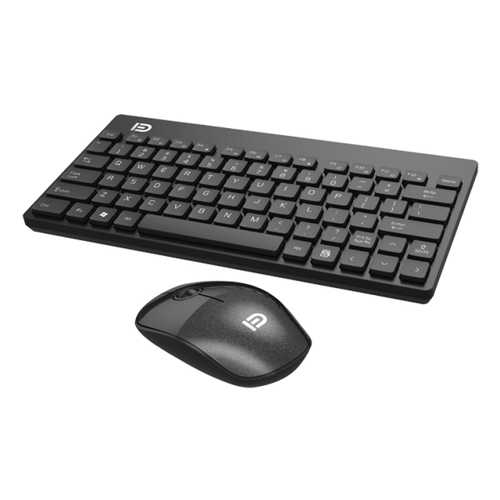 Ultra Silent Thin 2.4GHz Wireless Small Keyboard and Mouse Set Kit for Desktop Notebook