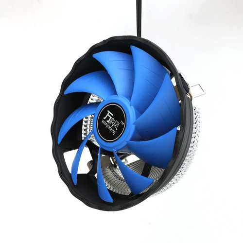 Mute 12V 3 Pin CPU Cooling Fan Cooler Heatsink For Inter 1156/ 1155/ 1150/ 775 AMD AM2/ AM2+/ AM3