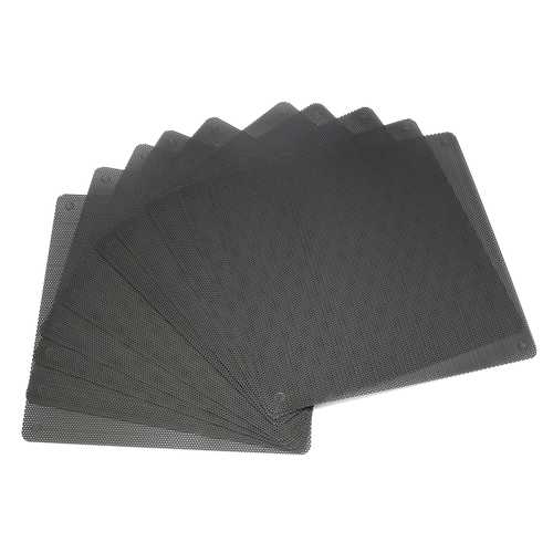 10X Black 140mm PVC Computer PC Cooler Fan Case Cover Dust Filter Mesh Cuttable Dust-proof Net