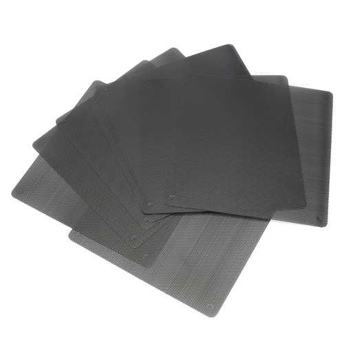 10X Black 140mm PVC Computer PC Cooler Fan Case Cover Dust Filter Mesh Cuttable Dust-proof Net