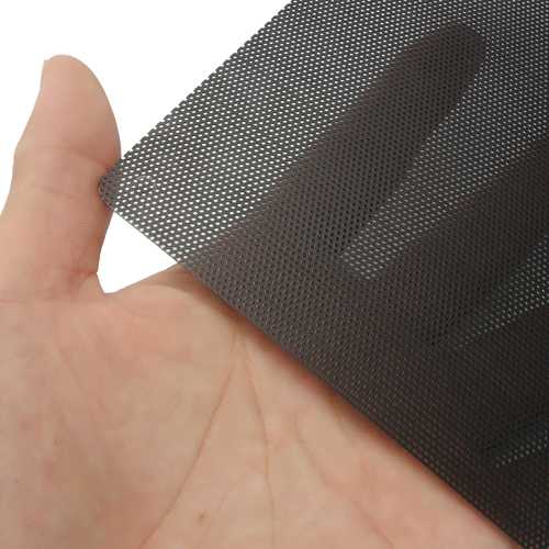 10X Black 140mm PVC Computer PC Cooler Fan Case Cover Dust Filter Mesh Cuttable Dust-proof Net