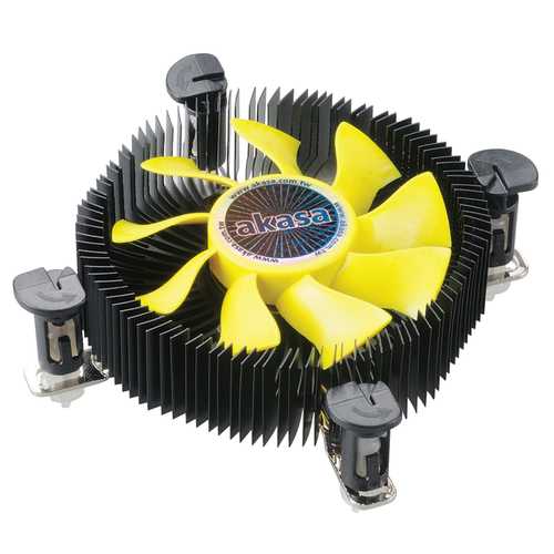 Akasa AK- CC7118HP01 CPU Cooler Cooling Fan Heatsink for Intel LGA775 LGA1155 LGA1156