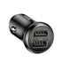 Baseus 4.8A Dual USB Ports Fast Car Charger For iPhone X 8Plus Oneplus5 Xiaomi 6 Mi A1 Tablet