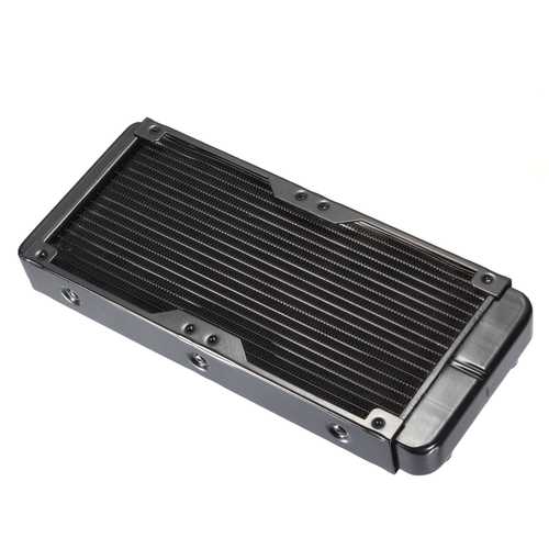 G1/4 18 Tubes 240mm Aluminum Computer Radiator Water Cooling Cooler For PC CPU Cooling