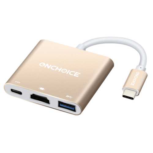 Onechoice Multifunctional Type-C to USB 3.0 4K HDMI Type-C USB Hub PD2.0 Charging Converter Adapter