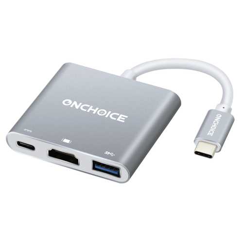 Onechoice Multifunctional Type-C to USB 3.0 4K HDMI Type-C USB Hub PD2.0 Charging Converter Adapter