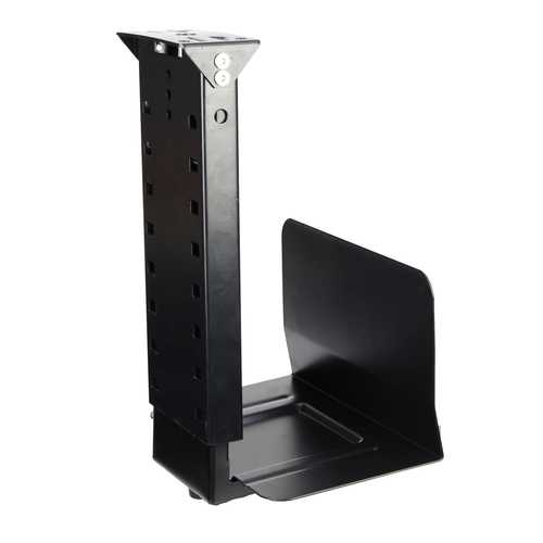 Adjustable Under Desk PC Mount Computer Host Case Holder