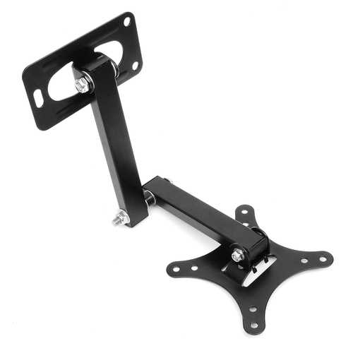 Retractable LCD POP Flat Panel TV Monitor Wall Mount Bracket For 10''-26'' TV Monitor Panel