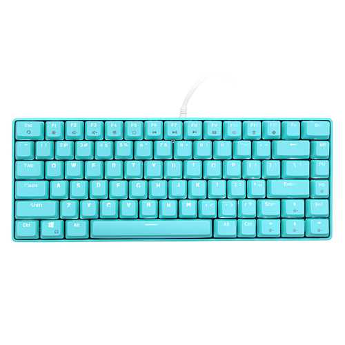 KANANIC DKD L82 82 Key NKRO PBT Keycaps CIY Blue Switch Mechanical Gaming Keyboard Pink Cyan Case