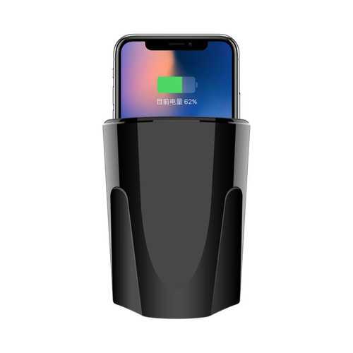 X8 10W Qi Wireless Car Fast Charging Stand Cup Charger for iPhone X Samsung S8 Note 8 S9