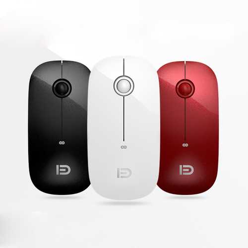 i368d 1600DPI Ultra Thin Mute Dual Mode Bluetooth 2.4G Wireless Optical Mouse for Office Work PC