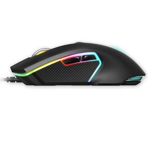 Rapoo V20 Pro 8000DPI 9Buttons USB Wired RGB Backlit Optical Gaming Mouse Support Macro Setting