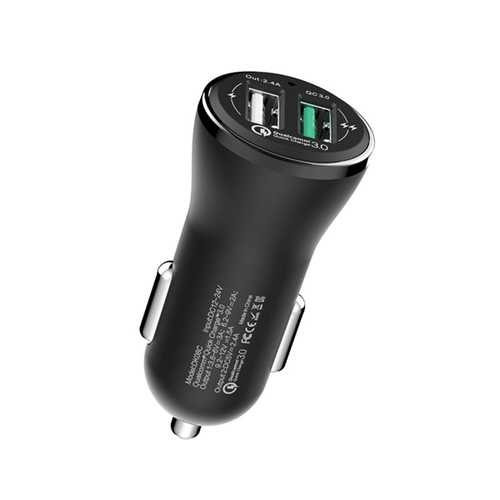 Bakeey LED Indicator QC3.0 3A Fast Car Charger For iPhone X 8Plus Oneplus 5t Xiaomi Redmi 5 Plus S9+