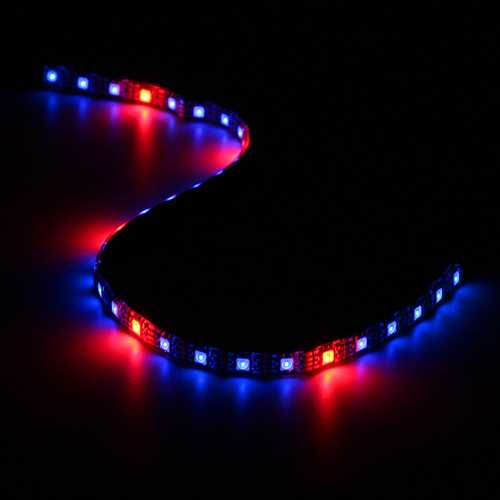 Coolmoon 50cm Magnetic RGB LED Strip Light with 30pcs LED for Desktop PC Computer Case