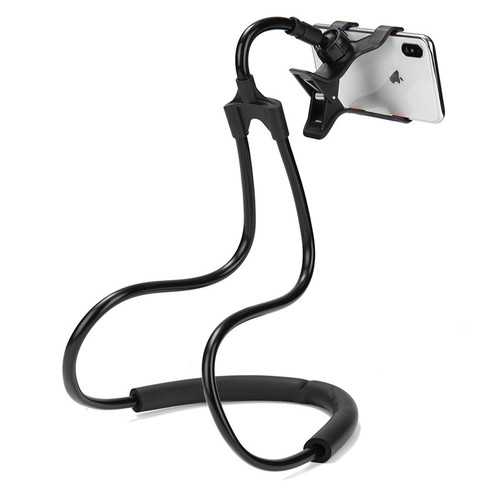 Universal Hanging Neck 360 Degree Rotation Lazy Holder Waist Stand Desktop Holder for Mobile Phone