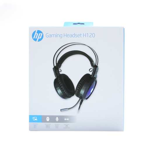 HP® H120 3.5mm + USB Wired Stereo Noise Cancelling Gaming Headphone Headset with Microphone