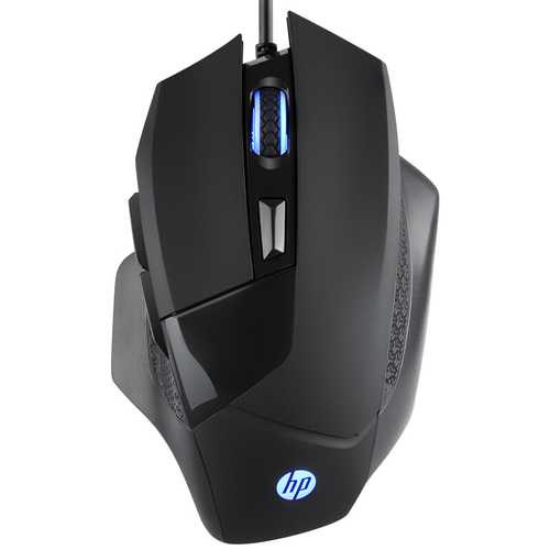 HP® G200 4000DPI Adjustable USB Wired Backlit Optical Gaming Mouse for PC E-Sports Gaming