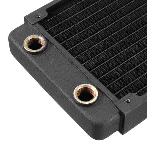 Copper 360mm 12 Tubes Desktop PC Computer Water Cooling Radiator Heatsink