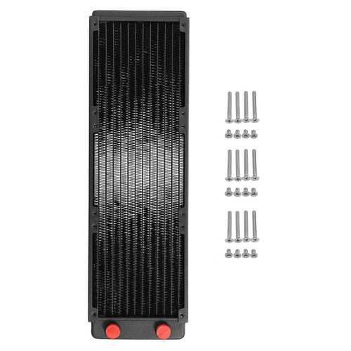 Copper 360mm 12 Tubes Desktop PC Computer Water Cooling Radiator Heatsink