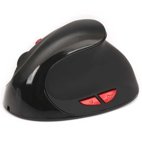 2400DPI Adjustable 6 Buttons 2.4GHz Rechargeable Wireless Ergonomic Vertical Optical Mouse Mice