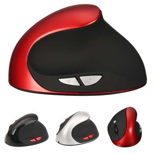 2400DPI Adjustable 6 Buttons 2.4GHz Rechargeable Wireless Ergonomic Vertical Optical Mouse Mice