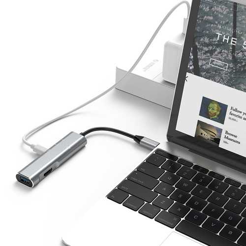 Orico CLH-W3 Type-C to USB 3.0 4K HDMI PD Charge Hub TF SD Card Reader Multi-functional USB Hub
