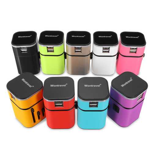 Universal Travel USB Power Adapter Power Plug Charger International World Converter