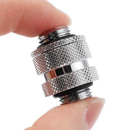 Dual G1/4 External Thread Water Cooling SLI Expansion Joint Fittings Connector