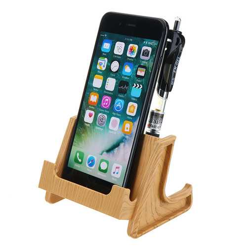 Bakeey Charging Anti-slip Pen Stand Desktop Phone Holder for iPhone Xiaomi Mobile Phone