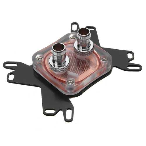 Fancier Copper CPU Cooler Water Cooling Water Block for Intel LGA 1155 2011 AMD AM4