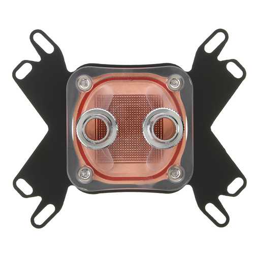 Fancier Copper CPU Cooler Water Cooling Water Block for Intel LGA 1155 2011 AMD AM4