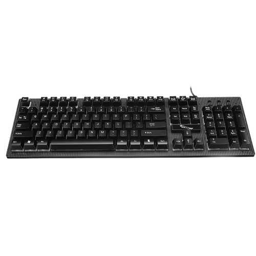 G20 104 Keys Mechanical Hand-feel Colorful Backlit Gaming Keyboard