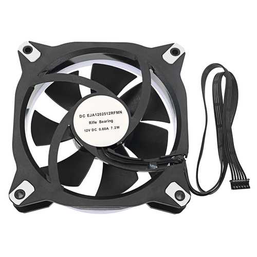 DC 12V 120mm 3PIN 4PIN RGB LED PC Fans Sleeve Bearing Cooling Fan Heatsink