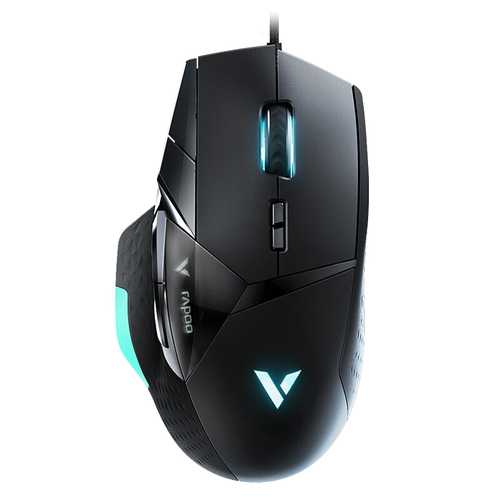 Rapoo VT900 16000DPI RGB Backlit IR Optical Gaming Mouse FPS Mouse with OLED DIY Display