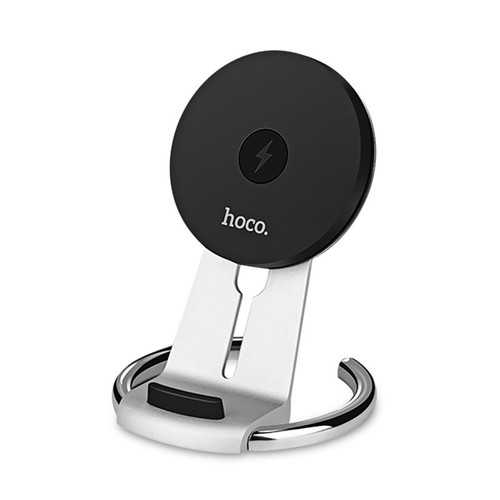 HOCO CW5 10W Fast Charge Qi Wireless Detachable Desktop Phone Holder Stand for iPhone 8 X